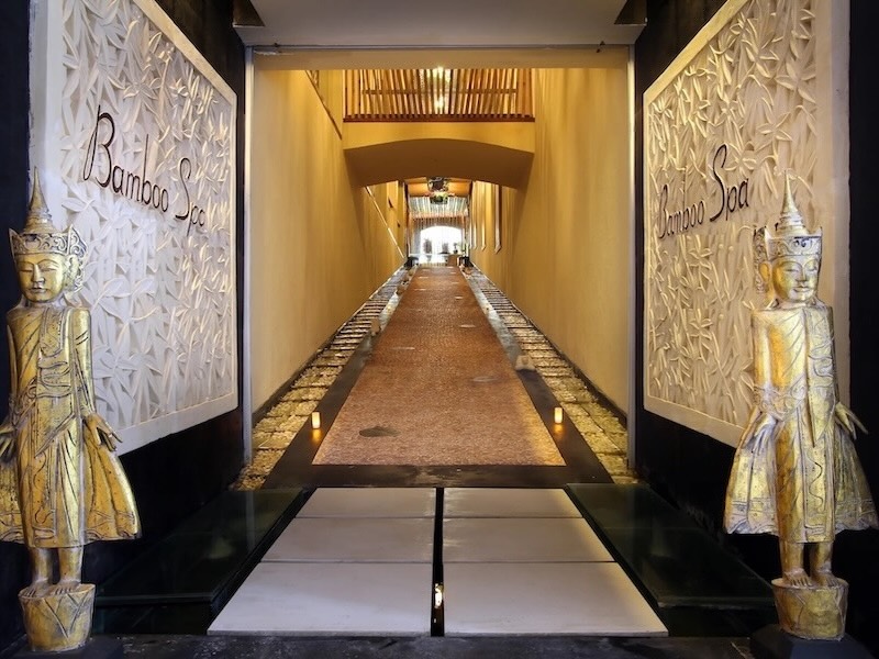 Bamboo Spa Entrance